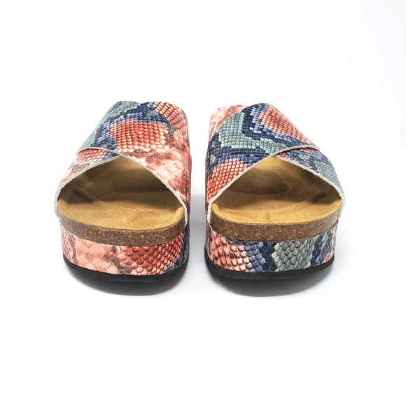 Free People Multicolor Snake Print Sandals - Picture 5 of 9